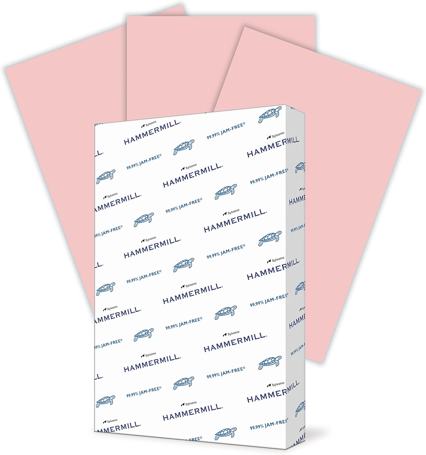 Hammermill Colored Paper, 20lb Pink Printer Paper, 8-1/2 x 11- 1 Ream (500 Sheets) - Made in the USA, Pastel Paper, 103382R