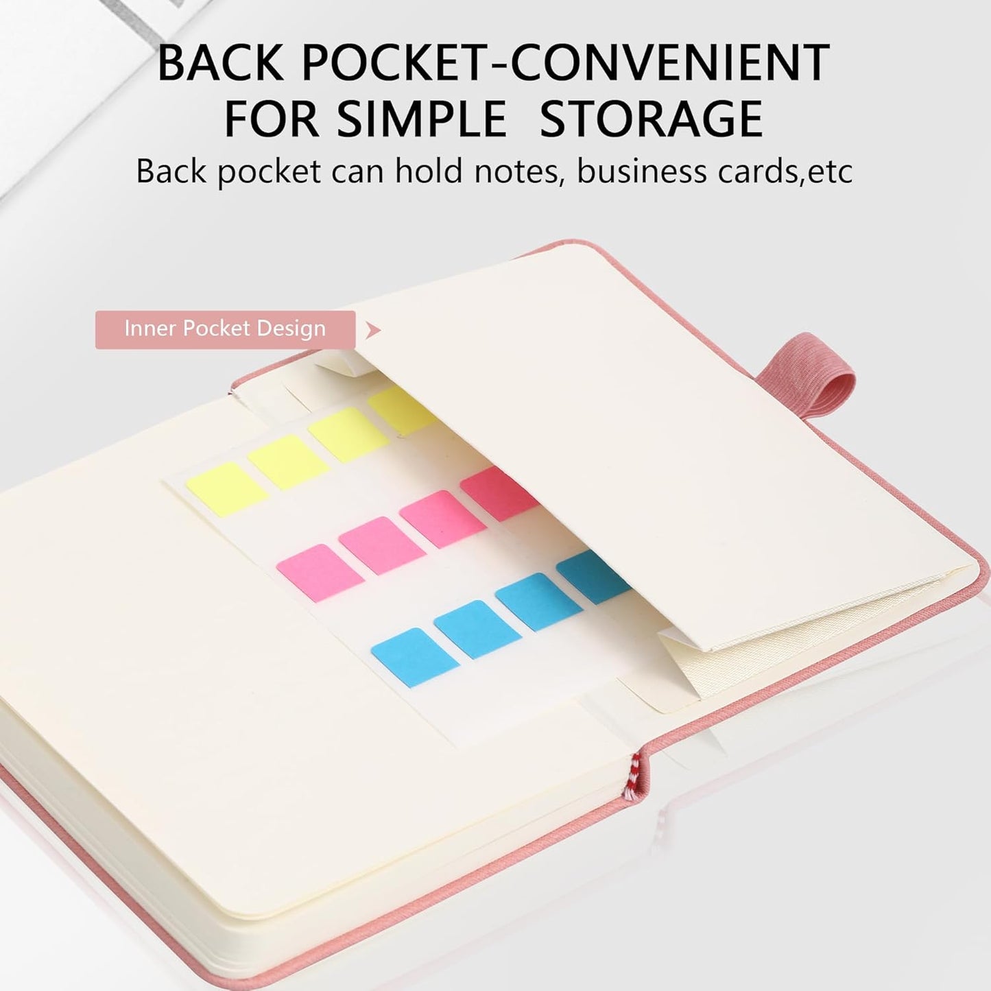 BOBO RABBIT 3 Pack Pocket Small Notebooks Total 600 Pages A6 Moon Star Aesthetic Mini Compact Journal Notebook For Note Taking Journaling Hardcover Leather College Ruled Lined Note Pads for Women Men Travel Office School