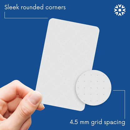 Notsu Dotted Index Cards 3x5 inch (Pack of 50) | Bullet Dot Grid Vertical Index Note Cards, Thick Paper Stock 350 gsm