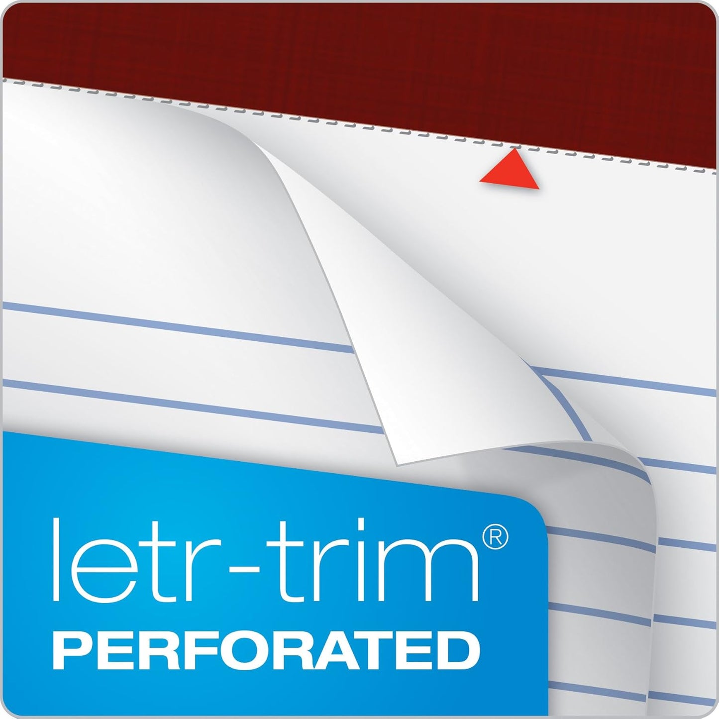 TOPS 8.5 x 11 Legal Pads, 6 Pack, Premium Docket Gold Brand, Wide Ruled, Thick White Paper, Sturdy Back, 50 Sheets, Made in USA (99709)