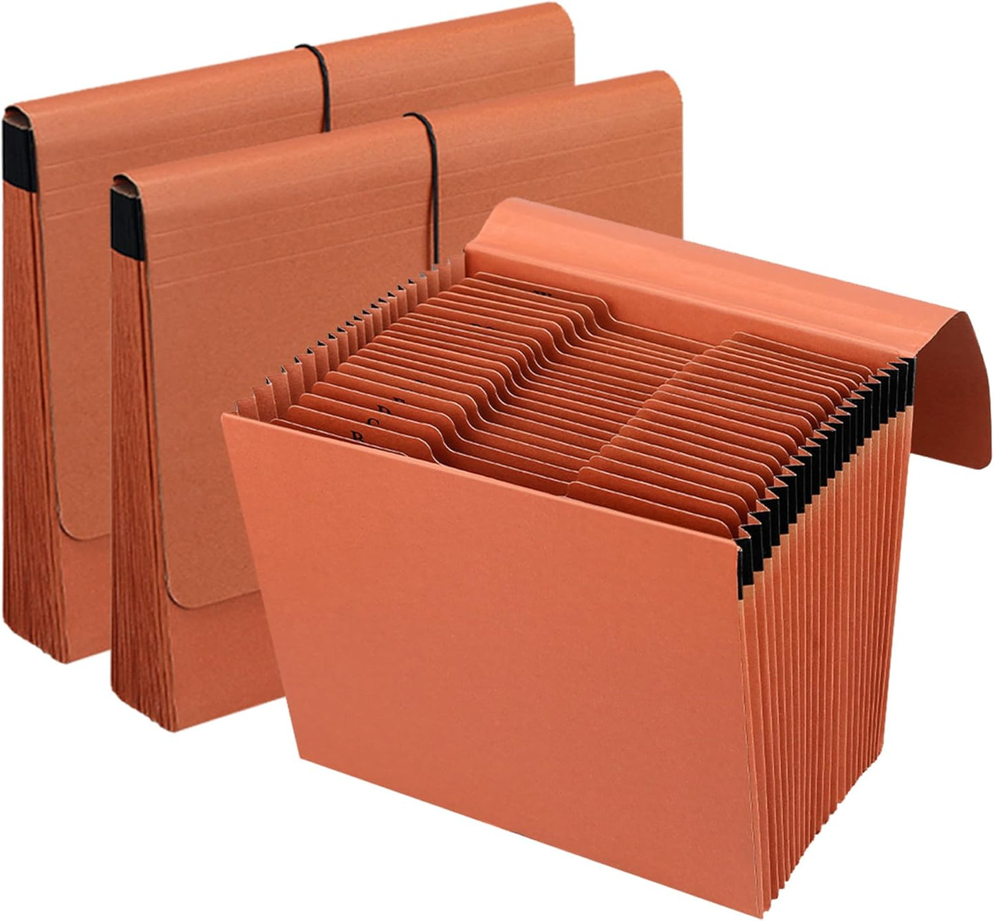 2 Packs Expanding File Folder with Flap and Cord Closure,5 Inch Expansion Accordion File Organizer,Letter Size