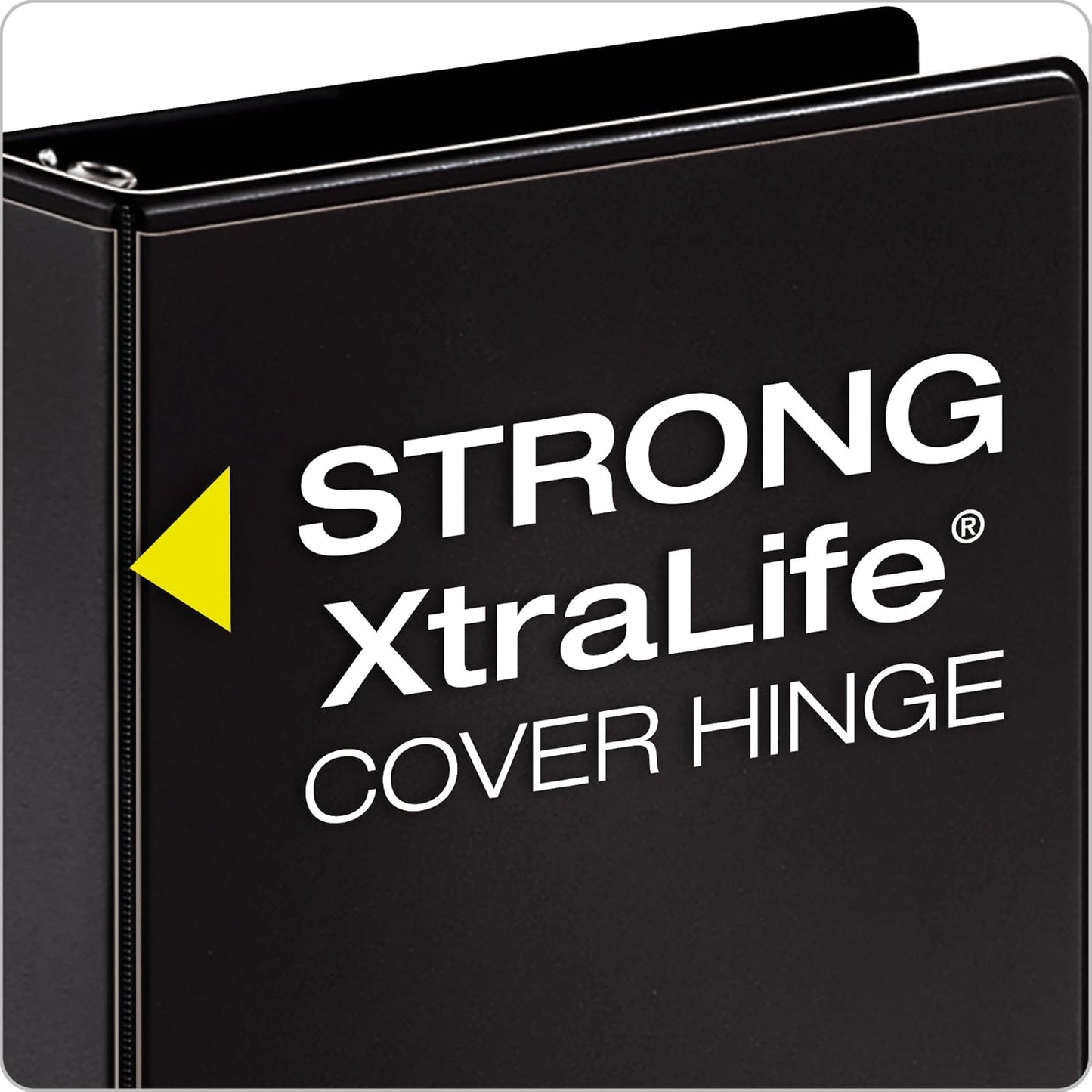Cardinal Binder Performer with ClearVue Covers, 1.5" Round Rings, 350-Sheet Capacity, White