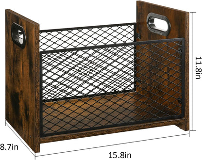 YINMIT Magazine Holder, Magazine Rack Floor, Magazine Storage Basket, File Holder Organizer, Folder Organizer for Magazines, Books, Newspapers, Tablets (Medium)