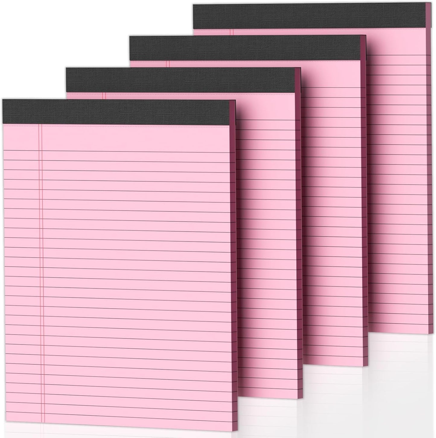 4 Pack Blue Legal Pads 8.5 x 11 Blue Note Pads 8.5 x 11 Notepad 8.5 x 11 Micro Perforated Writing Pads Lined Paper Pads Wide Ruled Pad of Paper 30 Sheets Notebook for Study, To-Do Lists, Office