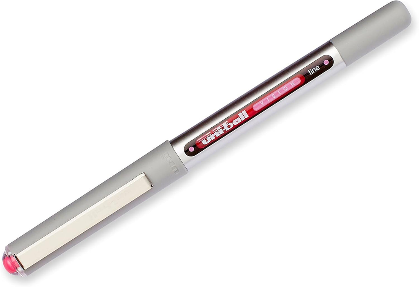 uni-ball Vision Stick Roller Ball Pens, Fine Point, Black Ink, Pack of 4