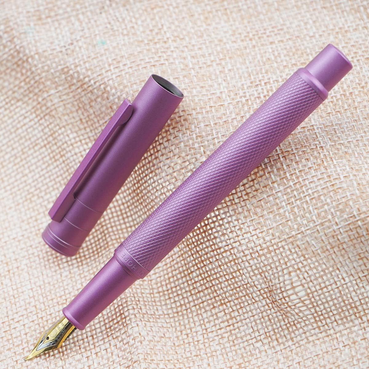 Hongdian Matte Black Forest Rollerball Pen with Schmidt Black Ink Refill, Classic Design with Metal Case for Business Signature