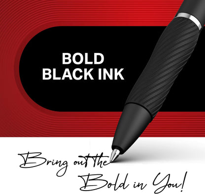 Sharpie S-Gel Pens, Bold Point (1.0mm), Black Gel Ink, 12 Count - Writing, Journaling, Note-Taking, College, Teacher Supplies, Office