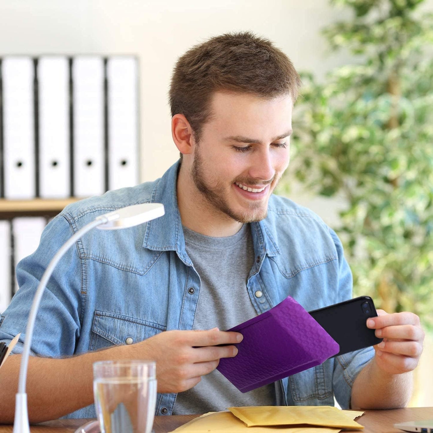 Metronic Bubble Mailers 6x10 Inch 100 Pack Black Usable Size 6x9" Opaque Padded Envelopes Waterproof Bubble Envelopes Cushioning Mailer for Small Business Mailing Makeup Jewelry Gifts
