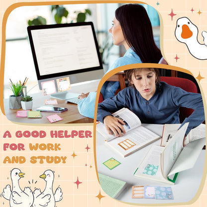 9 Pads Wildflower Sticky Notes 3x3 Inch Cute Self Stick Notepads Notes Adhesive Memo Pad Office Decor Gifts for Students School Teacher Meeting Office Supplies