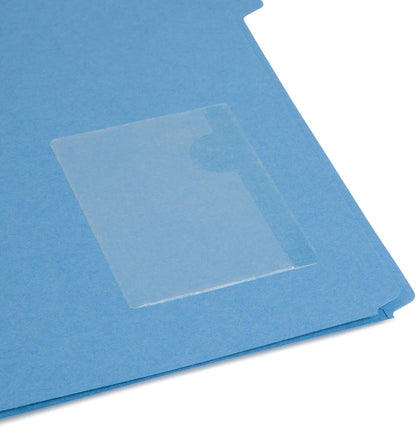 Smead Self-Adhesive Poly Pocket, Document, Clear Pockets, Storage Labels, 100 per Box, 103 Mm W x 76 Mm H, 68123