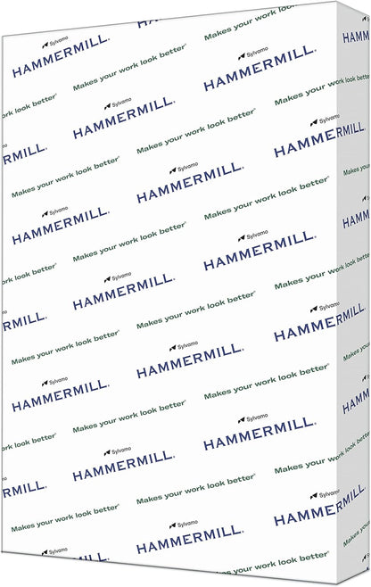 Hammermill Printer Paper, Premium Color 32 lb Copy Paper, 8.5 x 11-1 Ream (500 Sheets) - 100 Bright, Made in the USA, white (102630)