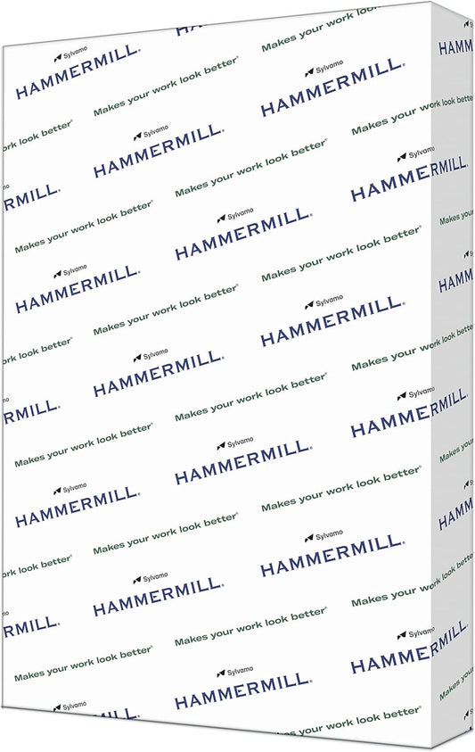 Hammermill Printer Paper, Premium Color 32 lb Copy Paper, 8.5 x 11-1 Ream (500 Sheets) - 100 Bright, Made in the USA, white (102630)