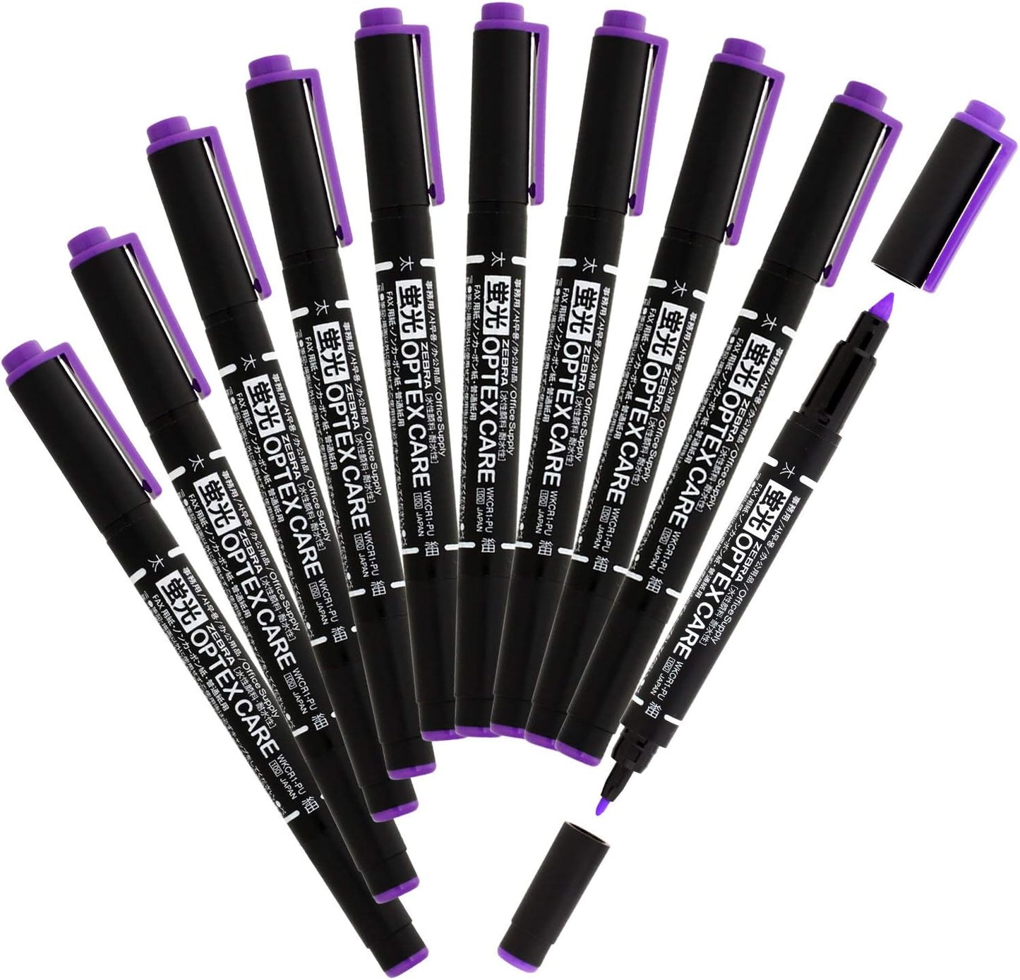 Zebra WKCR1-7C Highlighter Optex Care 7 Colors