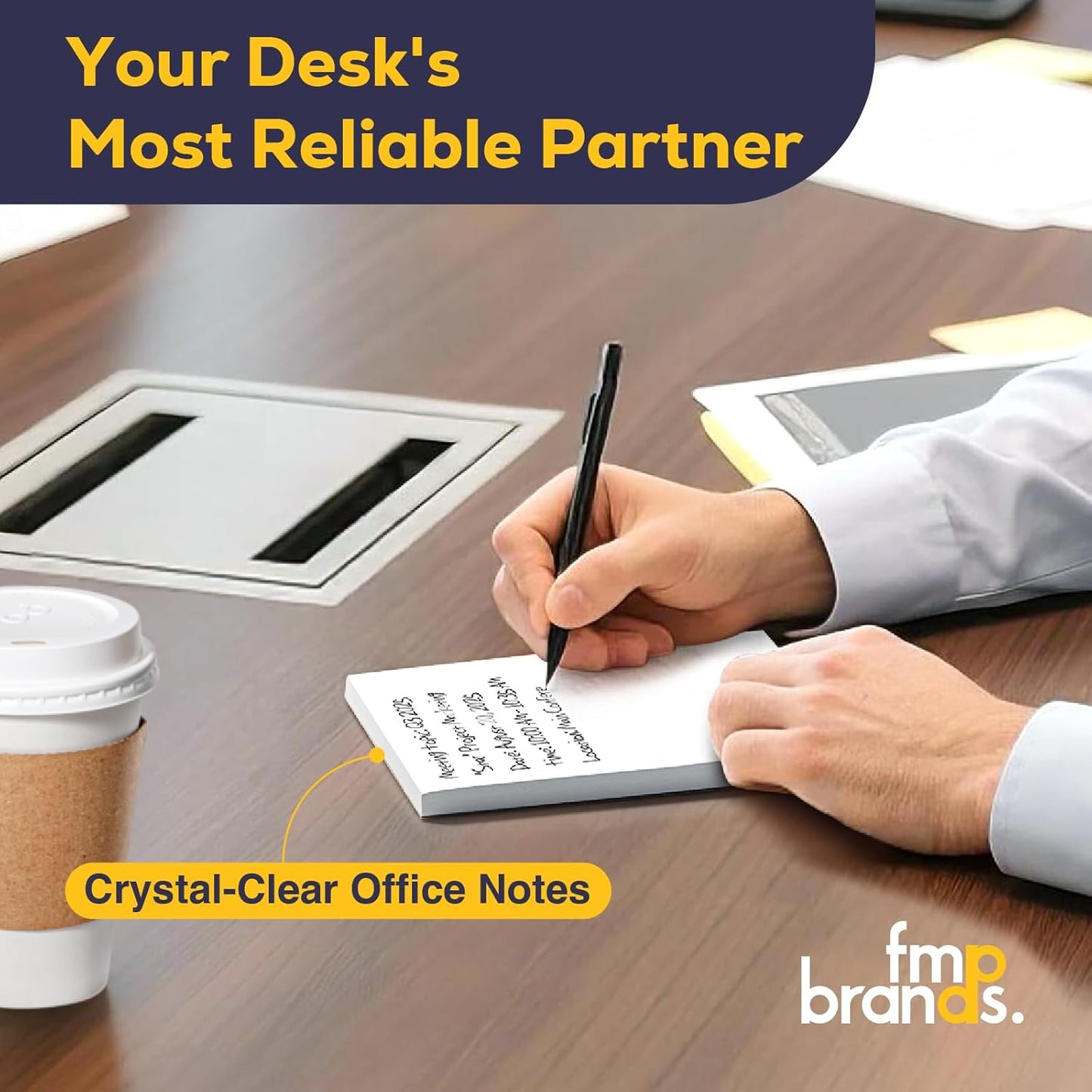 FMP Brands 10 Pack Note Pads 4x6, 100 Sheets Per Memo Pad, Writing Scratch Pad, Blank Notepad, White Waitress Server Note Pads, Paper Pad, To Do Grocery List Small Notepads