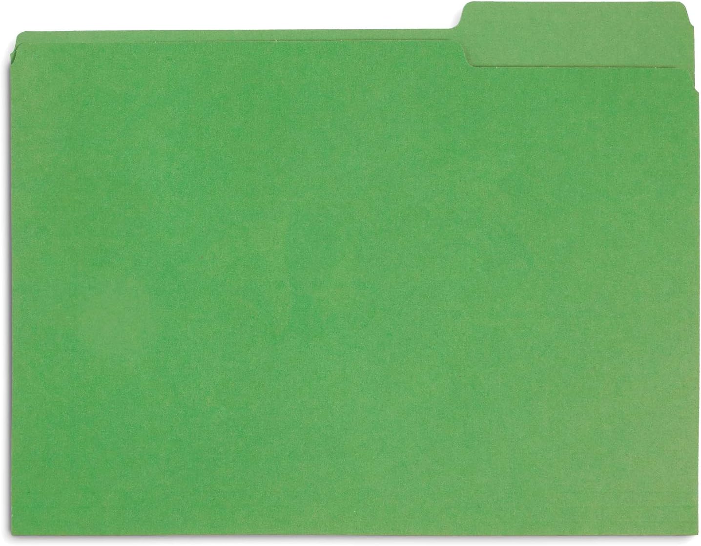 File Folder, 1/3 Cut Tab, Letter Size, Yellow, Great for Organizing and Easy File Storage, 100 Per Box