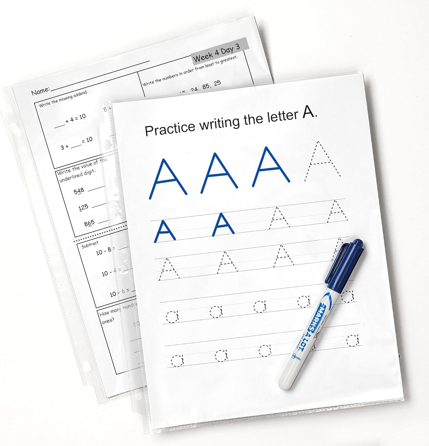 Avery Clear Standard Weight Sheet Protectors, Top Load, 25 Document Protectors (75530)