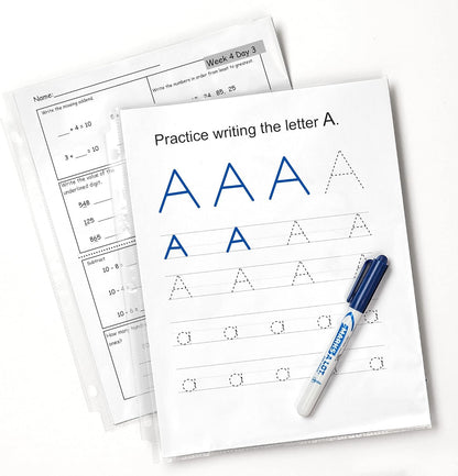 Avery Clear Standard Weight Sheet Protectors, Top Load, 25 Document Protectors (75530)