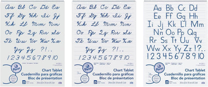 School Smart Chart Paper Pad, 32 x 24 Inches, 1-1/2 Inch Rule, 25 Sheets