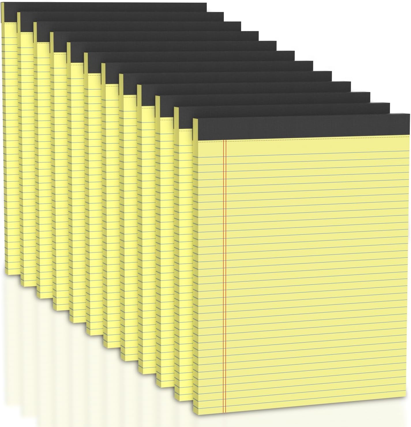 12 Pack Legal Pads 5x8 Inch Colorful Note Pads for Writing NotePads，Narrow Ruled Small Notepad 5x8 inch Legal Pad,30 Sheets Per Notebook Writing Pad for Study, Office, to-Do Lists(Multicolor)