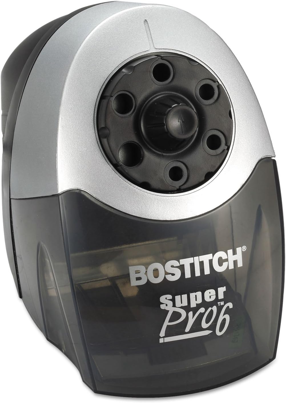 Bostitch Office QuietSharp Electric Pencil Sharpener, Heavy Duty Classroom or Office Use, Size Selector with 6 Different Sizes, Blue