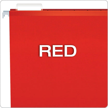 Pendaflex Reinforced Hanging File Folders, Letter Size, Bright Green, 1/5 Cut, 25/BX (4152 1/5 BGR)