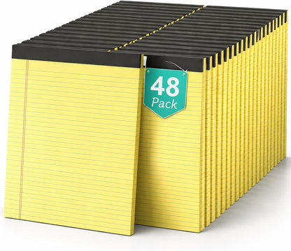Note Pads 4x6, 36 Pack Small NotePads, Server Pads, Scratch Pads 4x6, Memo Pads White Paper, 50 Sheets per Blank Note Pads 4 x 6, Mini Writing Pads Pocket Notepads for Office School Home Supplies