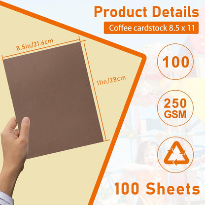 Guakicae 28 Sheets Cream Cardstock 8.5 x 11 Ivory Paper, 250gsm/92lb Premium Off White Paper Card Stock for Wedding Invitations, School Crafting, Memus, DIY Card Making, Graduations, Business Cards