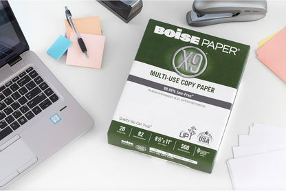 Boise X-9 Multi-Use Printer & Copy Paper, 5 Reams, White, Ledger (11in x 17in), 2500 Sheets Per Case, 20 Lb, 92 Brightness