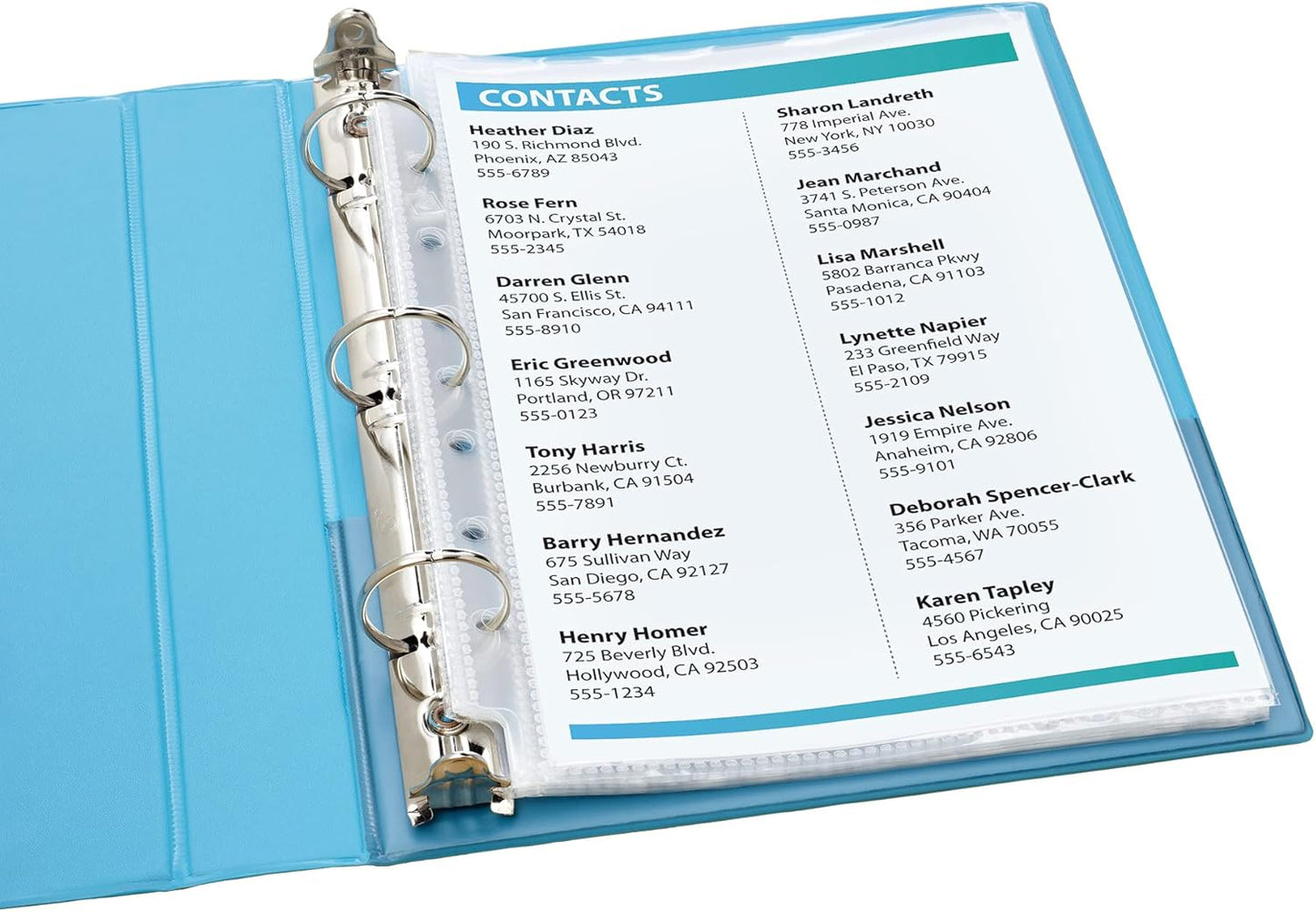 Avery Diamond Clear Heavyweight Sheet Protectors for Mini Binders, Holds 8.5" x 5.5" Sheets, 25ct (77004)