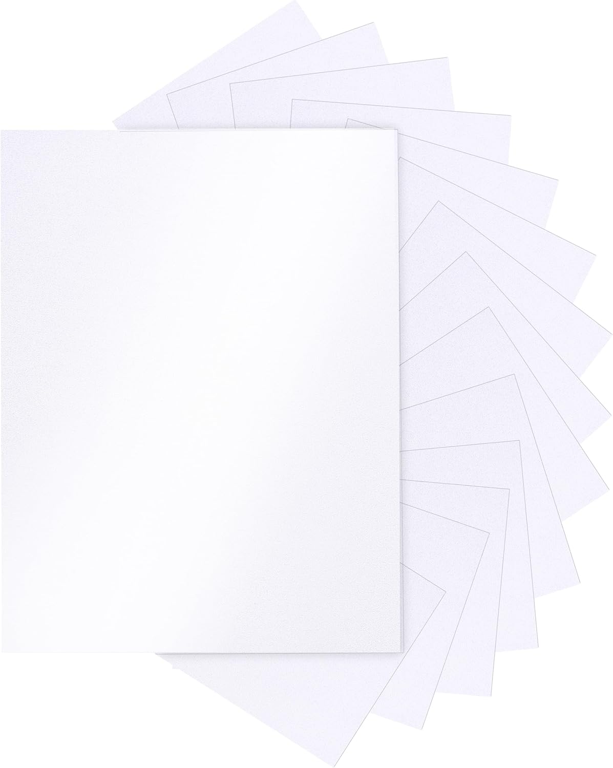 Silunkia 120 Sheets Cream Shimmer Cardstock 8.5 x 11 Off White Paper, 250gsm/92lb Premium Glossy Paper Card Stock for DIY Cards Making, Wedding Invitations, Anniversaries, Business Cards, Menus
