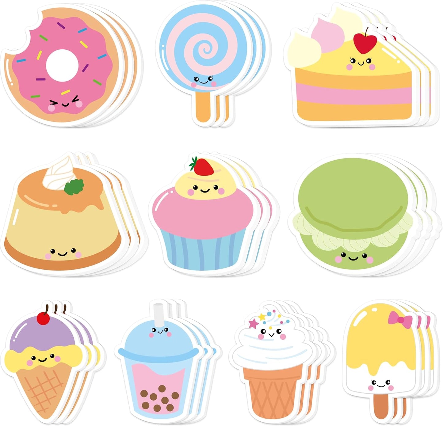 Xqumoi 30 Pack Teacher Sticky Notes - Funny Coffee Cup Self Sticky Notepads Writing Memo Pads for Teacher Appreciation Back to School Office Supplies Coffee Lover Gift Party Favors Goodies Bag Fillers