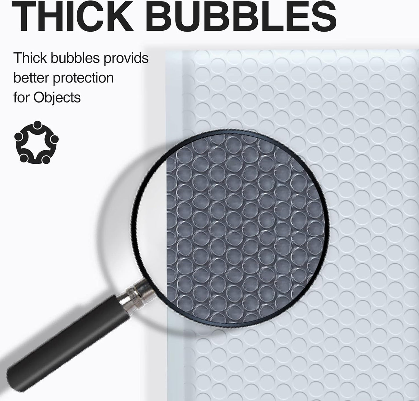 UCGOU Bubble Mailers 4x8 Inch Black 50 Pack Usable Size 4x7 Padded Envelopes Small Business Mailing Package Opaque Self Seal Adhesive Waterproof Boutique Shipping Bags for Jewelry Makeup Supplies #000