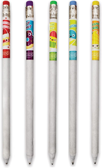 Spring Smencils - HB #2 Scented Pencils, 5 Count, Gifts for Kids, School Supplies, Classroom Rewards, Easter basket stuffers