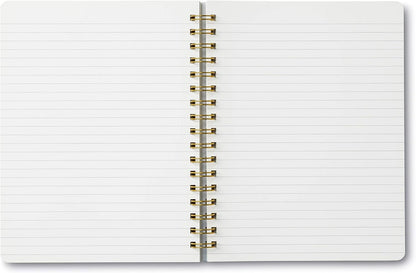 Compendium Spiral Notebook – Expect the Best Things to Happen Today – A Designer Spiral Notebook with 192 Lined Pages, College Ruled, 7.0" W x 9.25" H