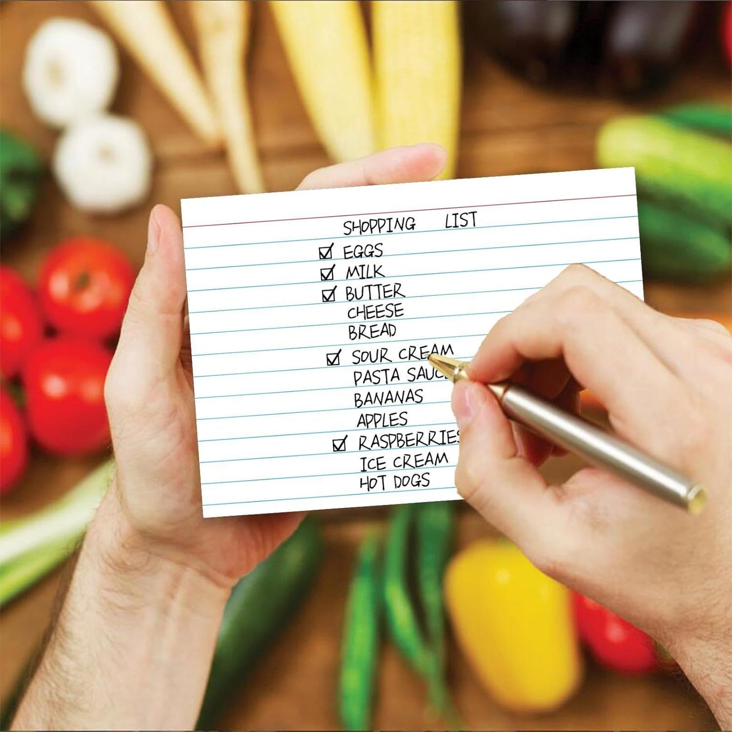 White Index Cards 5x7 Ruled, 50 Pcs File Note Cards, Lined Index Cards, Study Cards, Flashcards for Studying, Notecards for Studying, Note Taking and To Do List