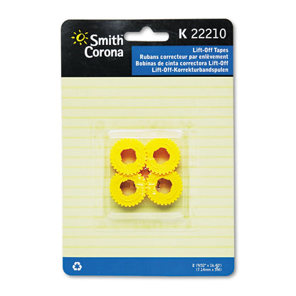Smith Corona K22210 Lift-Off Correcting Tape Spools, Pack of 2