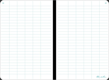 Rite In The Rain Weatherproof Stapled Notebook, 4.625" x 7", Orange Cover, Universal Pattern, 3 Pack (No. OR71FX)