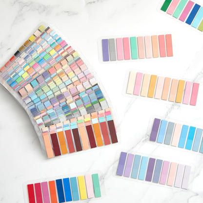 ReliThick 8000 Pcs Writable Sticky Tabs, 40 Colors Book Notes for Annotating Books, Self-Adhesive Index Tabs for Bible, Planner, Notebook, School & Office Supplies