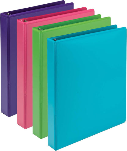 Samsill Plant-Based 2 Inch Durable Round Ring, View Binder, Eco-Friendly, USDA Certified Biobased, Single, Turquoise