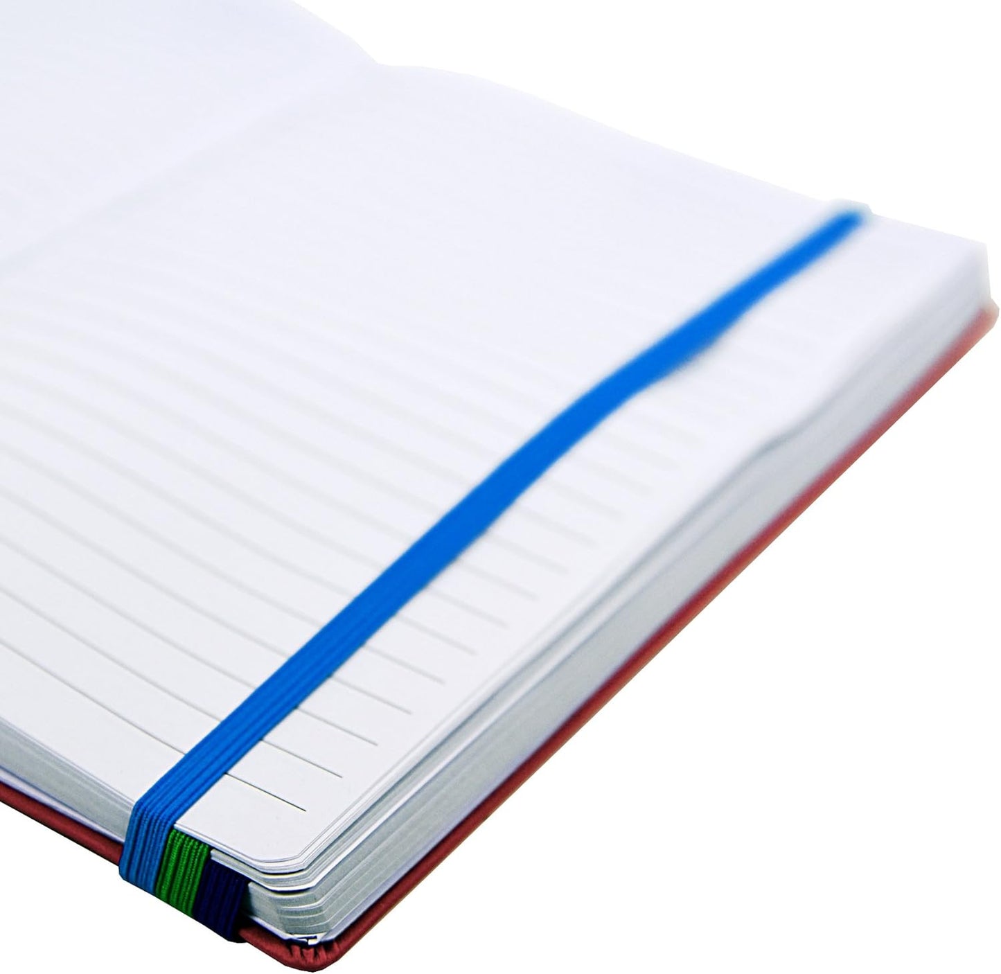 Samsill Large Hardcover Notebook, 240 Lined Notebook Pages, Black, 7.5 x 10 Inch