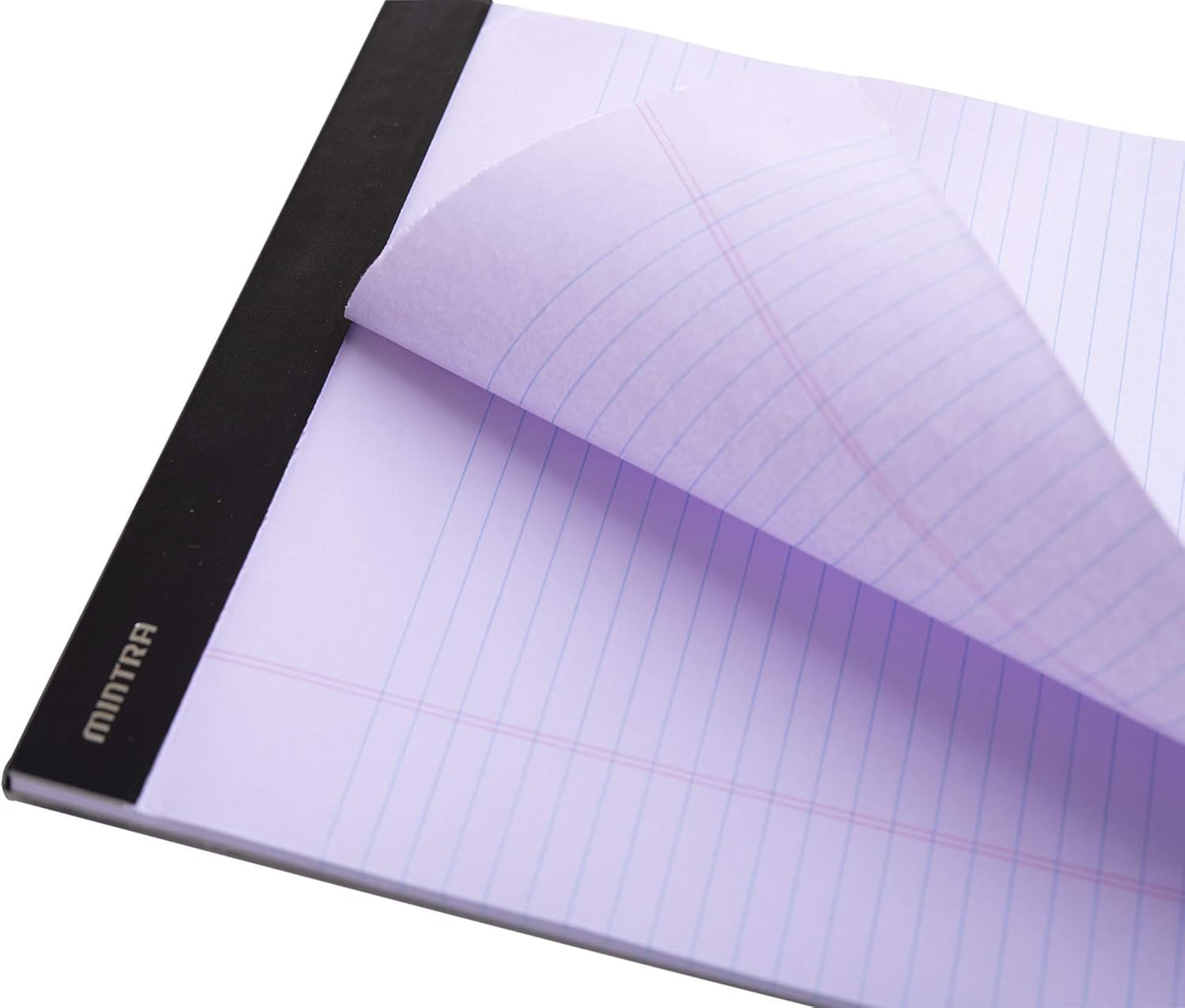 Mintra Office White Legal Pads – Ruled Notepads and Micro-Perforated Sheets, Ideal for Writing, Note-Taking & Creativity, Office, or Professional Use, Basic Pad 6 pack, 8.5"x11" (Narrow Ruled)