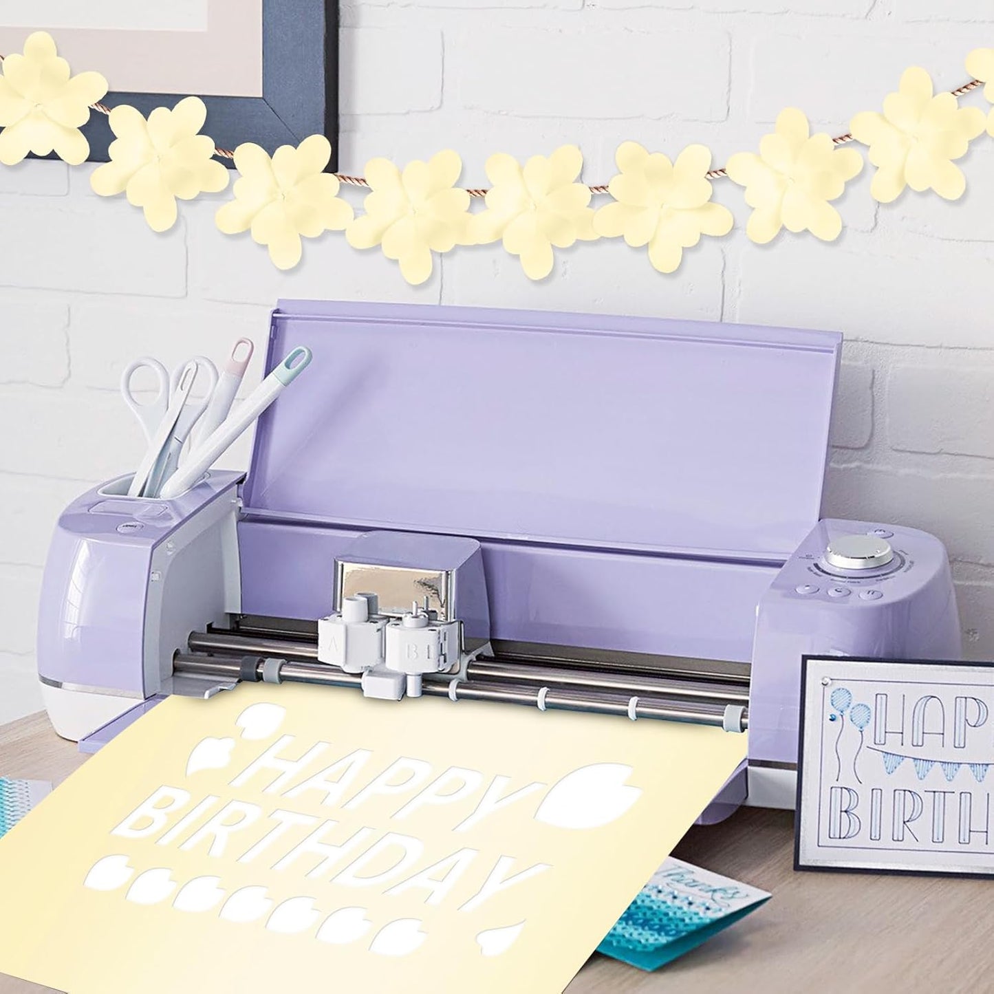 White Cardstock 12x12-24 Sheets Cardstock Paper, Goefun 80lb White Card Stock Paper for Card Making, Cricut, Crafting, Scrapbook, Photo Albums