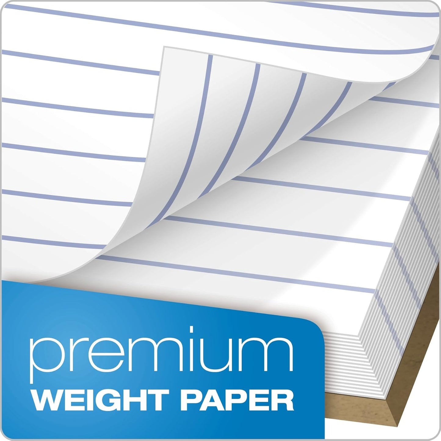 TOPS Legal Pads, 6 Pack, Premium Docket Gold Note Pads, 50 Narrow Ruled 8.5 x 11 Sheets, Thick White Paper with Extra Hard Back, Proudly Made in the USA