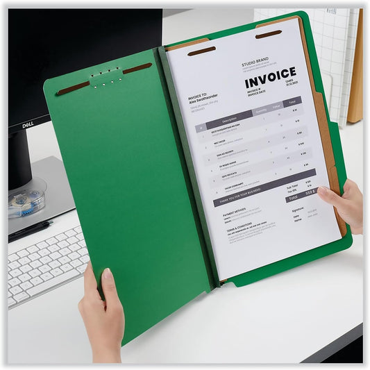 Universal® Bright Colored Pressboard Classification Folders