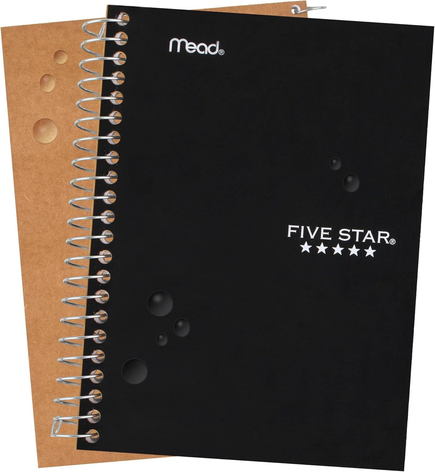 Five Star Spiral Notebook, 1 Subject, College Ruled Paper, 4-3/8" x 7", Personal Size, 80 Sheets, Fights Ink Bleed, Water Resistant Cover, Seaglass Green (450048CH1-ECM)