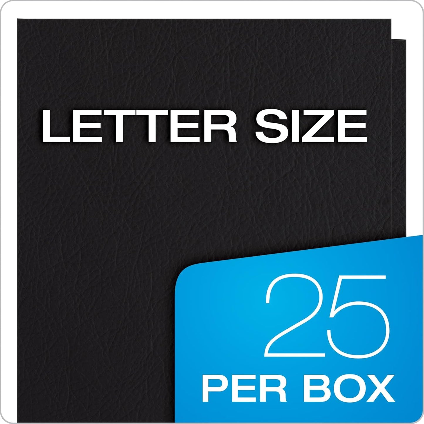 Oxford Twin-Pocket Folders, Textured Paper, Letter Size, Dark Blue, Holds 100 Sheets, Box of 25 (57538EE)