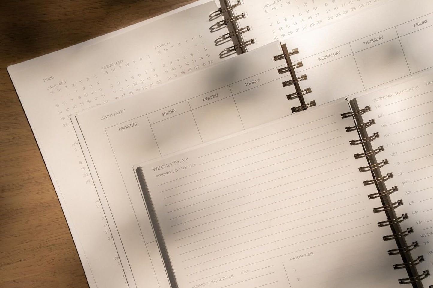 Anecdote Daily Planner w/ 2026-2027 Calendar | Start Anytime 26 Weeks Undated | 1 Page per Day | 8.5" x 5.2" | Hardcover To-Do List Organizer, Plan Your Success, Achieve Productivity Goals (Evergreen)