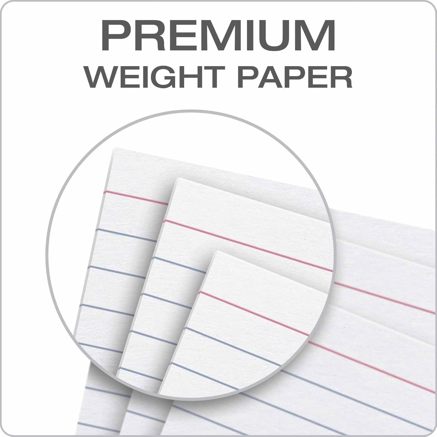 Oxford Ruled Index Cards, 3" x 5", White, 1,000 Cards (10 Packs of 100) (31)