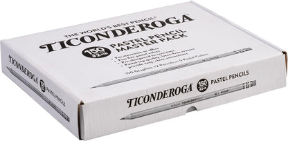 Ticonderoga Wooden Pencils, Pre-Sharpened, 2 HB Soft, Pastel Colors, 18 Count