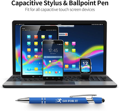 15 Pack Motivational Pen Set - Inspirational Quotes Retractable Ballpoint Pens for Office School Supplies, Encouragement Gifts for Women Men, Multicolor
